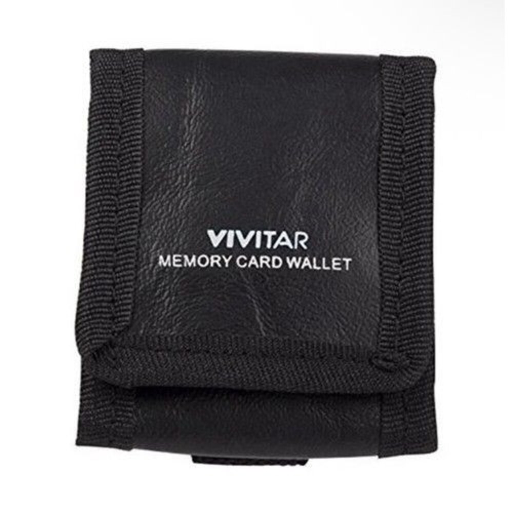 Vivitar Memory Card Wallet Holder Black HF-MW003 3-Pocket SD CF MS NIP